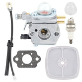 Hipa Carburetor Kit for Echo GT2000 GT2100 GT2400 GT2000SB GT2000R SRM2100 SRM2100SB SRM2110 Trimmer Replace C1U-K29 C1U-K47 C1U-K52 12520013312
